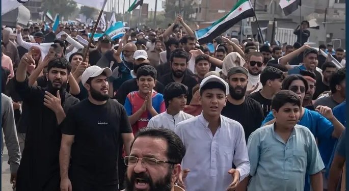 پەرەسەندنی دۆخی حەسەکە: خۆپیشاندانی هاووڵاتییە عەرەبەکان گرژی و ئاڵۆزی لێکەوتەوە.